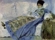 Madame Monet auf dem Divan